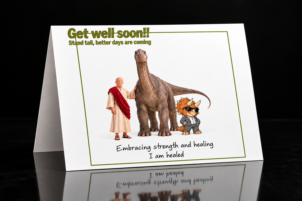 Get Well Card + Gift Card Bundle - "NOT Fundraising BUNDLE"